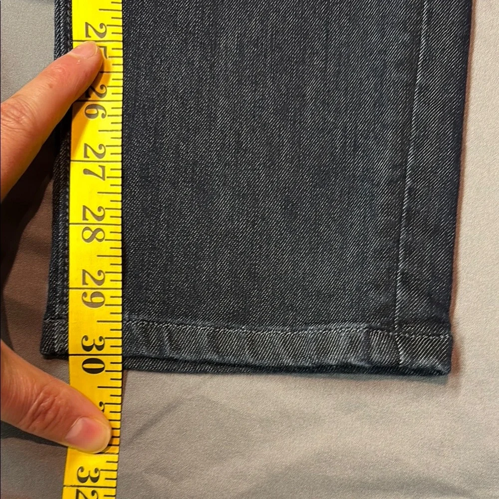 LOFT Women's Size 6 Curvy Skinny Dark Wash Mid-Rise Stretch‎ Denim Blue Jeans